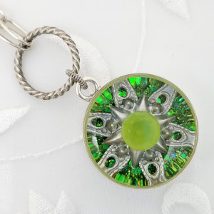 Antique-Silver-Lime-Kaleidoscope-Pendant-Necklace-1-