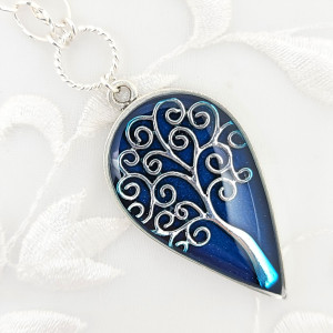 Antique-Silver-Large-Drop-Pendant-Necklace-with-Dark-Blue-Resin-and-Silver-Tree-of-Life-1
